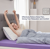 Matelas moderne réglable pour le soutien de la colonne vertébrale, offrant un soutien ferme et un soulagement de la pression dorsale, lit de soins à domicile