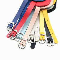 Étiquette de bagage personnalisée en cuir PU, étiquette d'identification de voyage personnalisée pour sacs et valises, sangle durable avec boucle métallique