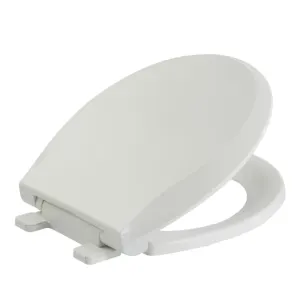 round shape hygienic quick down installation white PP plastic toilet seat cover lid