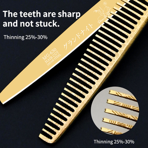 Kéo cắt tóc chuyên nghiệp SHENQISHI VG10 thép vàng, 6.0 inch, 6.5 inch, thiết kế lưỡi cắt cao cấp, kiểu dáng tỉa mỏng - Product Image 4