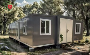 Galvanized Steel Portable Mobile Prefabricated Home Luxury Villa Folding and Expandable Living Container House - Product Image 3