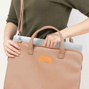 Sac en cuir simple pour tablette - Product Image 1