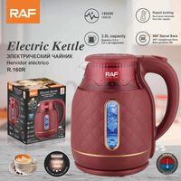 Bouilloire électrique RAF R.160, vente directe d'usine, protection contre l'ébullition à sec, arrêt automatique, ébullition rapide pour les appareils de cuisine