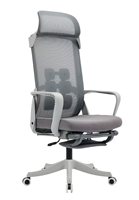 Chaise de bureau ergonomique moderne JOHOOFURNITURE avec appui-tête réglable et soutien lombaire instantané pour chambre et bureau à domicile