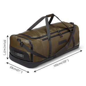 Grand sac de voyage, sac de sport, sac à dos convertible avec compartiment à chaussures pour hommes et femmes - Product Image 2