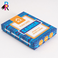 Jeu de cartes éducatif personnalisé pour la famille et les fêtes, avec impression sur papier, logo sur mesure et boîte rigide écologique