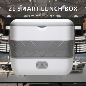 2L Heatable Electronic 304 Stainless Steel Multi-Functional Eco-Friendly <b>Folding</b> Lunch <b>Box</b> With Thermal Insulation ZJ-241126-3 F - Product Image 5