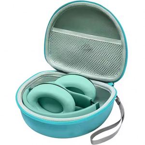 Bolsa de almacenamiento para auriculares EVA con cierre de cremallera resistente al agua, funda protectora de viaje para auriculares Beats Studio, color negro - Product Image 1