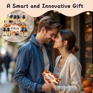 Set <span class=keywords><strong>di</strong></span> Oli Essenziali per Panetteria: Fragranze <span class=keywords><strong>di</strong></span> Torta <span class=keywords><strong>di</strong></span> Zucca, Pan <span class=keywords><strong>di</strong></span> Zenzero, Cioccolato, Waffle Dorato, Nocciola per Diffusori e Candele - Product Image 5