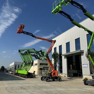 รถเครนยกสูงแบบมีแขนยืดหดได้ ขนาด 9M /11M/ 14M ใช้กันอย่างแพร่หลาย อุปกรณ์ยกของบนที่สูง รถเครนแบบมีแขนยืดหดได้ รถเครนแบบลากจูง - Product Image 2
