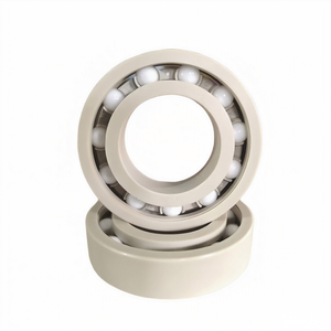Roulement à billes à gorge profonde 6304 20x52x15mm, roulement à billes hybride PEEK, billes en nitrure de silicium SI3N4 ZrO2 pour moteur haute température - Product Image 3