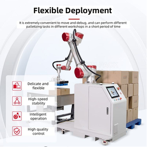 Çin Fabrikası İşbirlikçi 6 Eksenli Otomatik İstifleme Robotu, PLC Çekirdek Bileşenleri ile Yüksek Verimli Paletleme Makinesi - Product Image 4