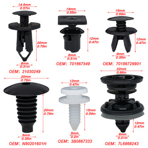 Car <b>Door</b> <b>Trim</b> Clips Mixed 120Pcs Plastic Easy Installation For Volkswagen Vehicles - Product Image 5