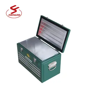 20L Stainless steel ice box ice chest retro cooler box