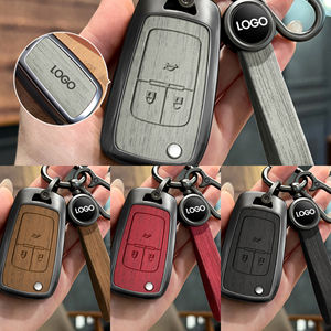 Housse de porte-clés en métal DM adaptée pour Chevy Chevrolet Camaro Cruze Impala Equinox Volt Spark Sonic clé à distance pliante à rabat - Product Image 1