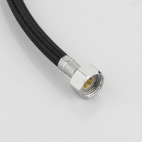 Tuyaux de plomberie pour robinet de cuisine en nylon tressé flexible avec joint en EPDM de conception moderne de la marque PPW, garantie de plus de 10 ans