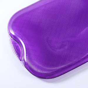 Bouteilles d'eau chaude violettes transparentes 2000ml sac d'eau chauffant pour les mains rempli d'eau en <span class=keywords><strong>PVC</strong></span> antidéflagrant - Product Image 6