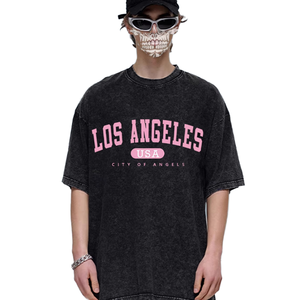 Sweat à capuche ample pour homme avec motif Los Angeles City Angels - Pull décontracté à manches longues en satin imprimé avec poche, 100 % fibre de bambou, coupe-vent - Product Image 1
