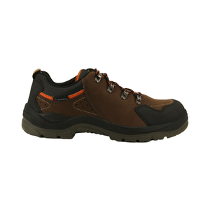 Bottes de travail de sécurité en cuir nubuck marron durable de haute qualité pour hommes, semelle intérieure en PU imperméable et antidérapante à bout composite - Product Image 4