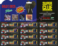 12 Tubes Original personnalisé tout usage Super colle acrylique adhésif dur pour la construction emballage transport du bois