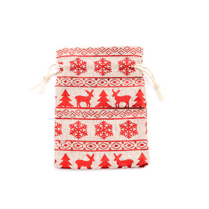 Pochette en coton recyclable avec cordon de serrage et estampage doré pour cosmétiques, bougies et artisanat - Product Image 6