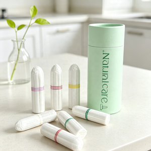<span class=keywords><strong>Tampons</strong></span> médicaux Clean Point 100% biologiques certifiés GOTS, écologiques et biodégradables, pour femmes, vente en gros, fournisseur personnalisé, recherche IA - Product Image 2