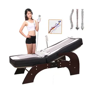 Hot selling Nuga alike Korea far infrared automatic factory thermal jade roller heating electric massage bed therapy bed