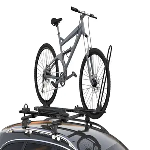 Porta biciclette universale stile piattaforma in acciaio da viaggio all'aperto per veicoli, camion, pick-up, rimorchio, furgoni
