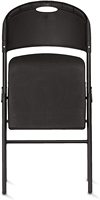 Chaise de jardin empilable en plastique noir, fauteuil pliant, intérieur/extérieur, métallique et blanc, pour événements, mariage, usine, bon marché, prix d'usine