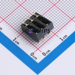 GT-BTP30003-1000A-018A Blade/Spring Contact Battery Connector SMD,P=3mm Connector Spring Contact Type 3mm 3P Horizontal Mount - Product Image 2