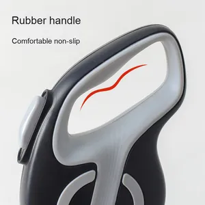 Suministro directo de fábrica Correa de perro de plástico ajustable <span class=keywords><strong>Tractor</strong></span> retráctil automático para mascotas para perros grandes, medianos y pequeños - Product Image 3