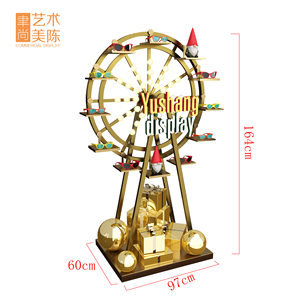 YUSHANG, escaparate óptico personalizable, muestra MARCO DE Metal portátil, Base de madera maciza, gafas desmontables, escaparate de tienda - Product Image 2