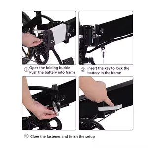 Складной Аккумулятор для электровелосипеда 52 В/48 В/36 В 17,5 А/ч, 16 А/ч, 15 А/13 А/ч, литий-ионный аккумулятор 1200 Вт, 1000 Вт, для складывания встроенного электрического велосипеда - Product Image 5