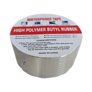 3M/5M/10m nhôm lá mỏng BUTYL băng không thấm nước cao su nóng chảy dính nước kích hoạt mặt nạ cho bên ngoài tầng hầm sửa chữa rò rỉ - Product Image 6