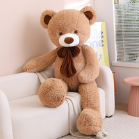 Câlin ours en peluche en peluche Piliow Love You noeud papillon grand ours en peluche peluche jouet ours en peluche poupée pour enfants fille cadeau