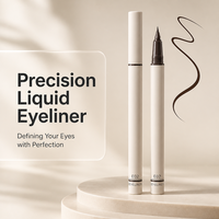 Stylo Eyeliner Liquide à Pointe Précise, Crée des Lignes Ailes d'Ange ou Naturelles, Anti-Bavures et Résistant à la Décoloration, Look Frais Toute la Journée
