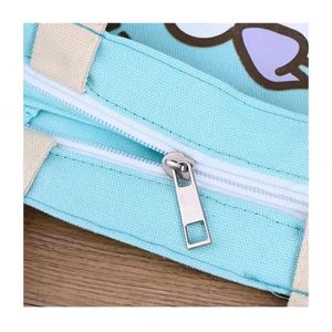 Sac en toile publicitaire tendance personnalisable pour étudiants. Sac en coton portable, sac à bandoulière en toile vierge, vente en gros - Product Image 4