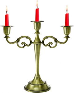 Chandeliers élégants, porte-bougies coniques, centre de table, candélabres pour mariage, église, Halloween, dîner, décoration intérieure - Product Image 2