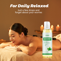 Huile de Massage Corporel Personnalisée Aphrodisiaque, Fabrication Japonaise 100ml, Huile Essentielle Premium à la Menthe Poivrée pour Massage Corporel Sensuel Féminin