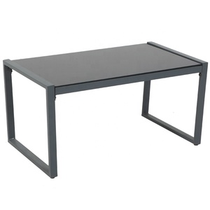 Leisure Modern Half-High Outdoor Table Steel <b>Frame</b> Metal Garden Furniture for Dining Parks Courtyards Hotels Villas - Product Image 2