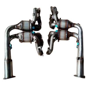 Sistema de escape de piezas de automóvil, catalizador de tres vías, convertidor catalítico de ajuste directo para Porsche 911 <span class=keywords><strong>Aston</strong></span> <span class=keywords><strong>Martin</strong></span> Cayenne - Product Image 1