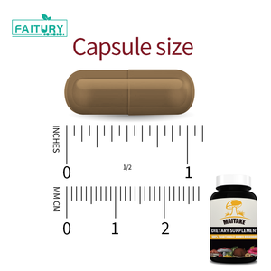 Cápsulas de extrato de cogumelo 10 em 1, capsulas de extrato de cogumelo de 500mg/120 tampas/leões de garrafa mane, reishi, cordyceps, chaga, cauda de peru, <span class=keywords><strong>maitake</strong></span> - Product Image 3