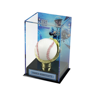 Acrílico alto deporte oro guante béisbol caja personalizada Lucite campeones sublimada vitrina con imagen - Product Image 4