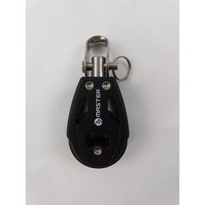 Émerillon simple à roue de 29 mm et câble de 8 mm pour bateaux et voiliers - Product Image 3