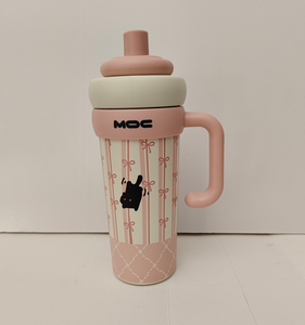 MAIMA, recién llegado, vaso portátil de acero inoxidable de 750ml, taza de café de alta apariencia con aislamiento para niños con interior de cerámica - Product Image 1