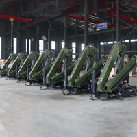 Bob-Lift Mobile Knuckle Boom Crane 3.2 Ton 4 Ton Truck Mounted Crane Peralatan Pengangkat 1-25 Ton Manipulator Crane Hidrolik Baru