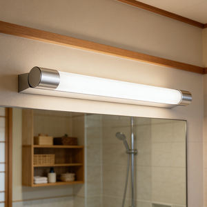 Applique murale LED moderne pour salle de bain, chromée, étanche IP44, élégante, pour éclairage au-dessus du miroir - Product Image 1