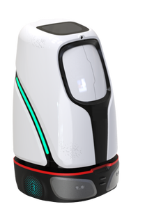 Robot de livraison autonome pour hôtels <span class=keywords><strong>ROCKIT</strong></span> avec intégration d'ascenseur, cabine de distribution intelligente et écran publicitaire de 24 pouces - Product Image 3