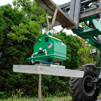 China Factory Vacuum Suction Lifter Easy Mount on Excavator Wheel Loader Forklift
