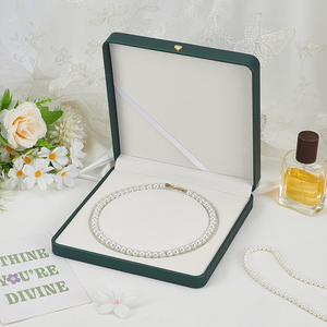 กล่องใส่เครื่องประดับมุกทรงสี่เหลี่ยมขนาดใหญ่ สำหรับเก็บสร้อยคอมุก - Product Image 4